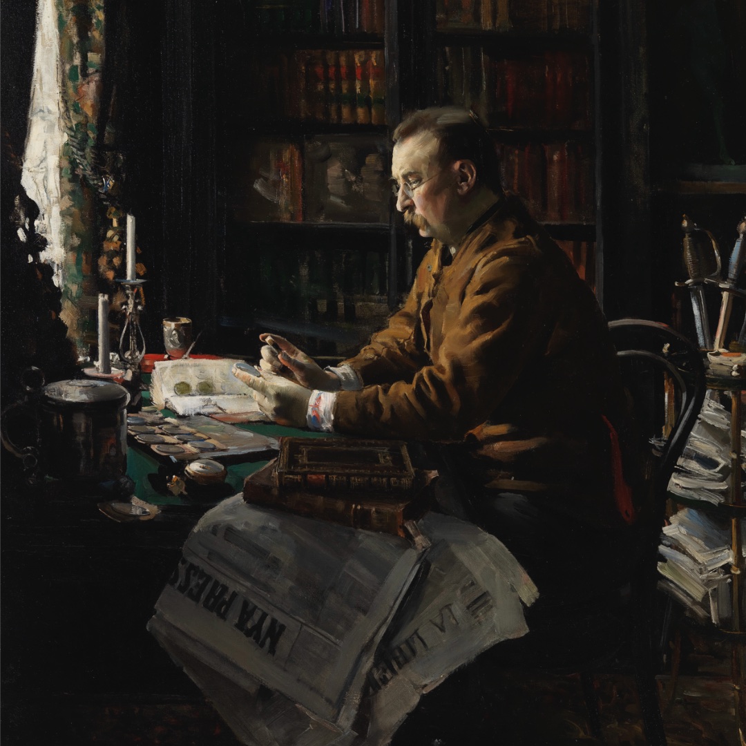 Portrait of Doctor by Herman Frithiof Antell (1886)